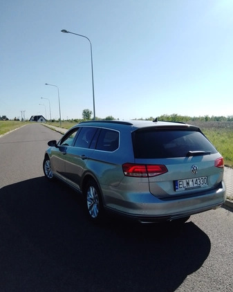 Volkswagen Passat cena 49900 przebieg: 239000, rok produkcji 2016 z Koluszki małe 232
